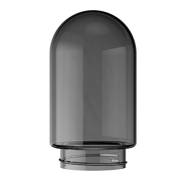 Single Gray Glass Globe for Stündenglass (Large)